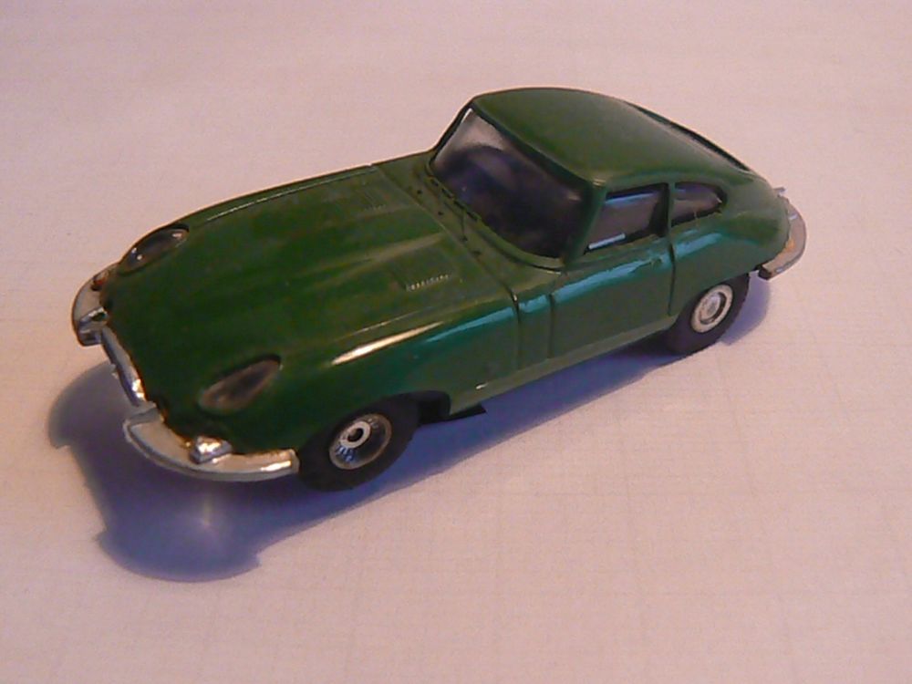 Échelle 1/43 - Vintage Echelle 156 JAGUAR TYPE E 1:43 Plastic Sports Toy Car Blu