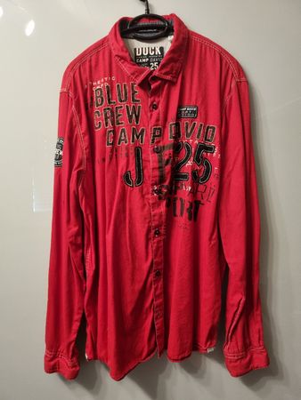 Camp David Hemd rot Grösse XL guter Zustand