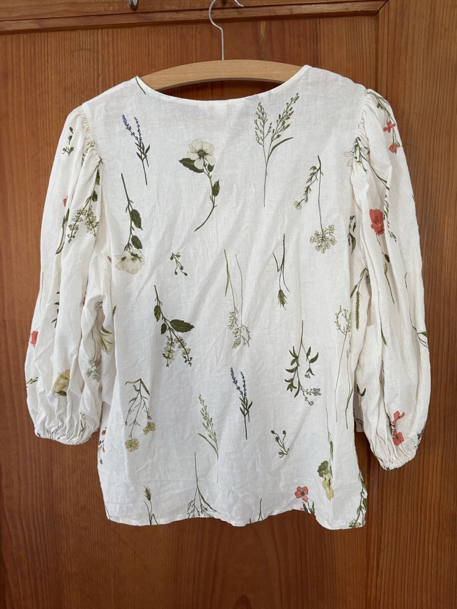 H&M Blusen: Bluse Blumenmuster, Grösse L, Leinenmix – Neu (gemäss Beschreibung) aus Seengen von Jeanine85 3