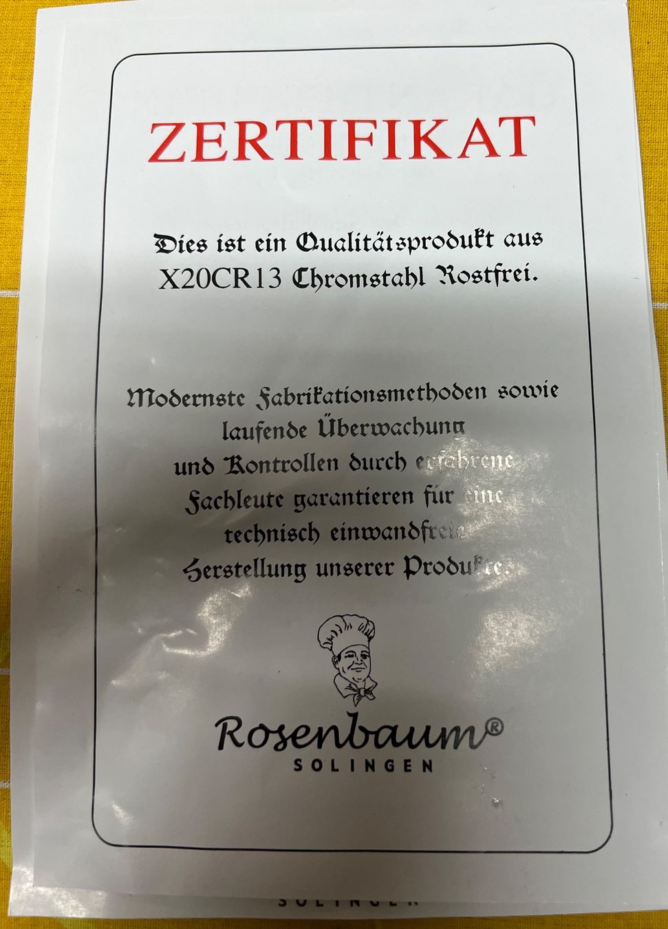 Rosenbaum Messer: Rosenbaum Solingen Messerkoffer – Neu und originalverpackt aus Kaiseraugst von Petitemacha 3