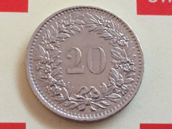 Tutti le monete: 20 Rappen 1976 ss-vz – Usato da Elsau venduto da herbybay 1