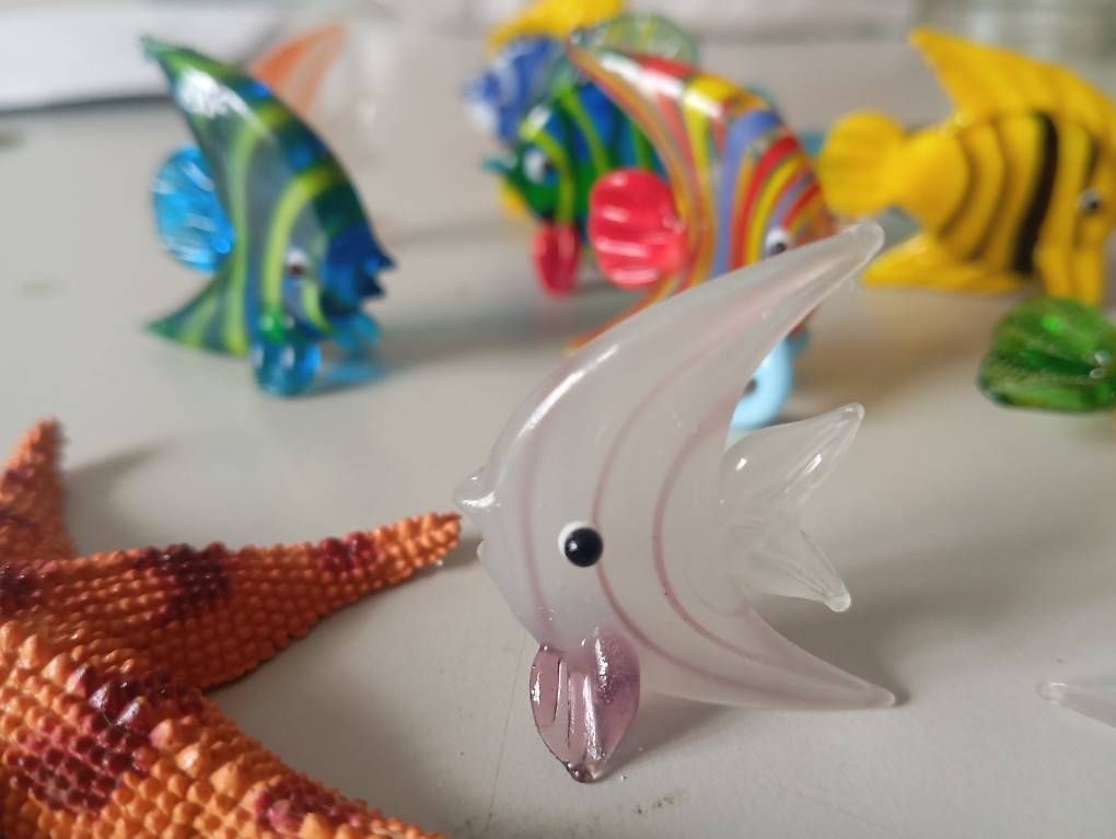 Alle Dekorationen: 10 Deko Glasfische 5 Glasbonbons – Gebraucht aus Basel von Petergunn 3