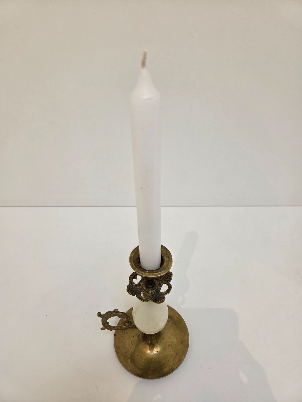 Portacandele: Vintage Edle Kerzenständer, Messing/Marmor – Usato da Gersau venduto da pd-design-and-art 2