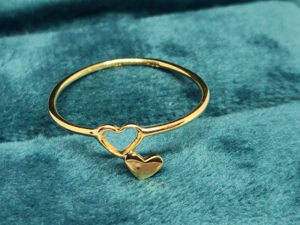 Anelli: Goldiger Herz-Ring, Grösse 52, perfektes Geschenk! – Usato da St. Gallen venduto da GIULESGG