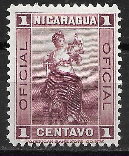 Tutti i francobolli: Nicaragua 1900: Dienstmarke Justitia – Usato da Zürich venduto da Rainstamps