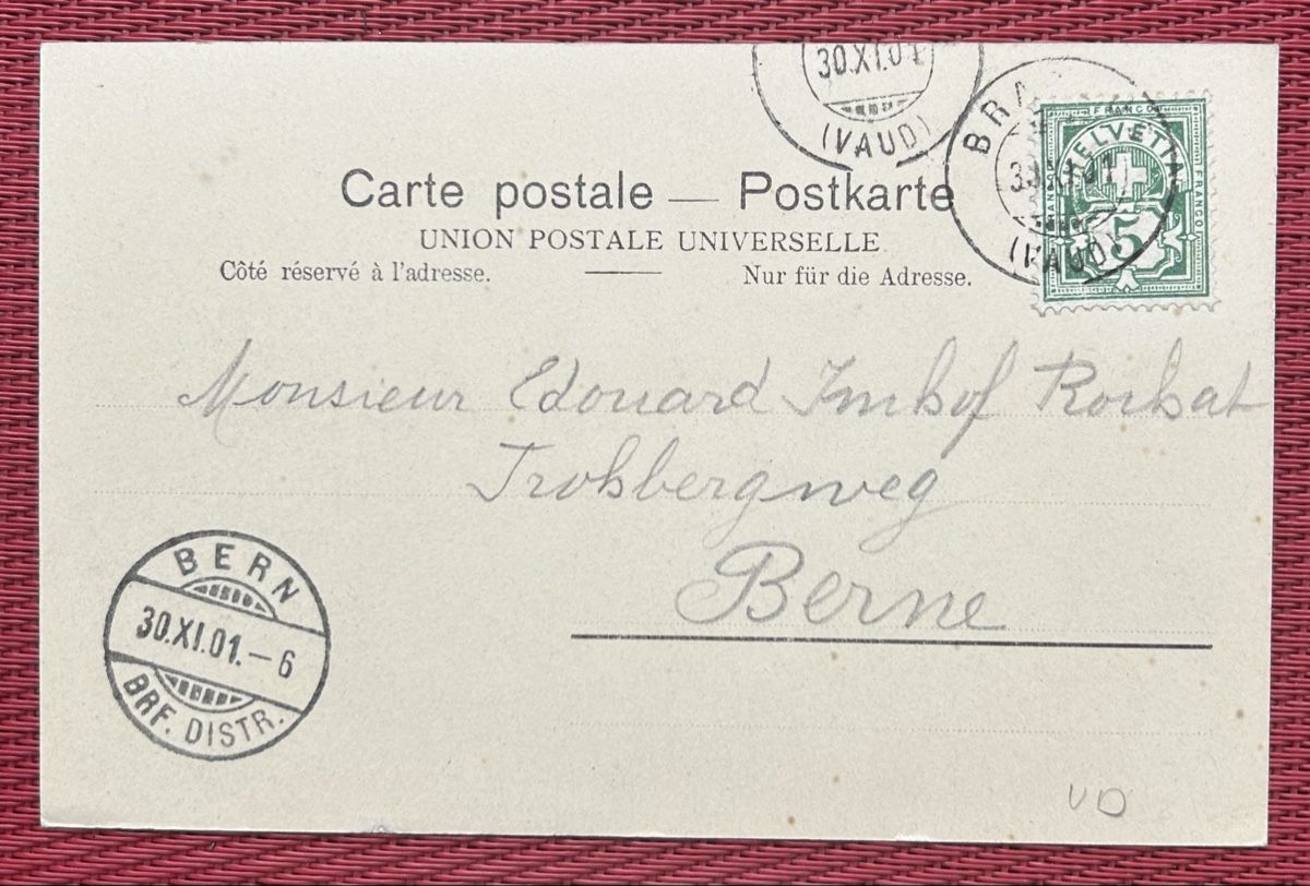 Cartoline postali: Le Brassus Dorfpartie  – Usato da Horw venduto da Tellbub 1