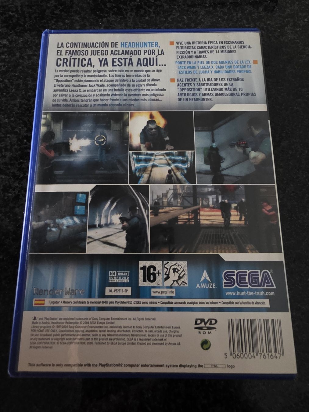 Spiele: Headhunter Redemption PS2 – Gebraucht aus Chavornay von Crash37 1