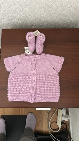 Hand knitted Baby new set