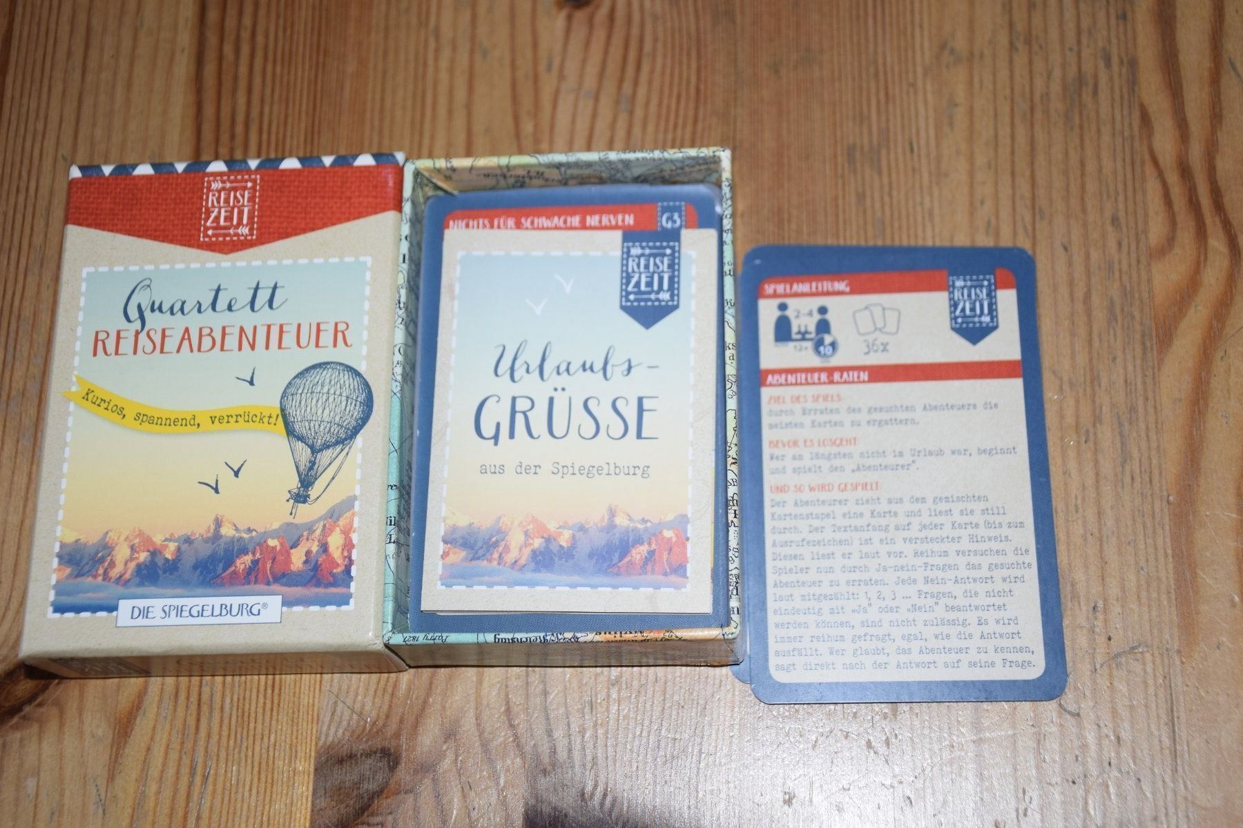 Giochi: Quartett "Reiseabenteuer" Reisezeit – Nuovo (secondo la descrizione) da Wetzikon ZH venduto da Wetzicardo25 5