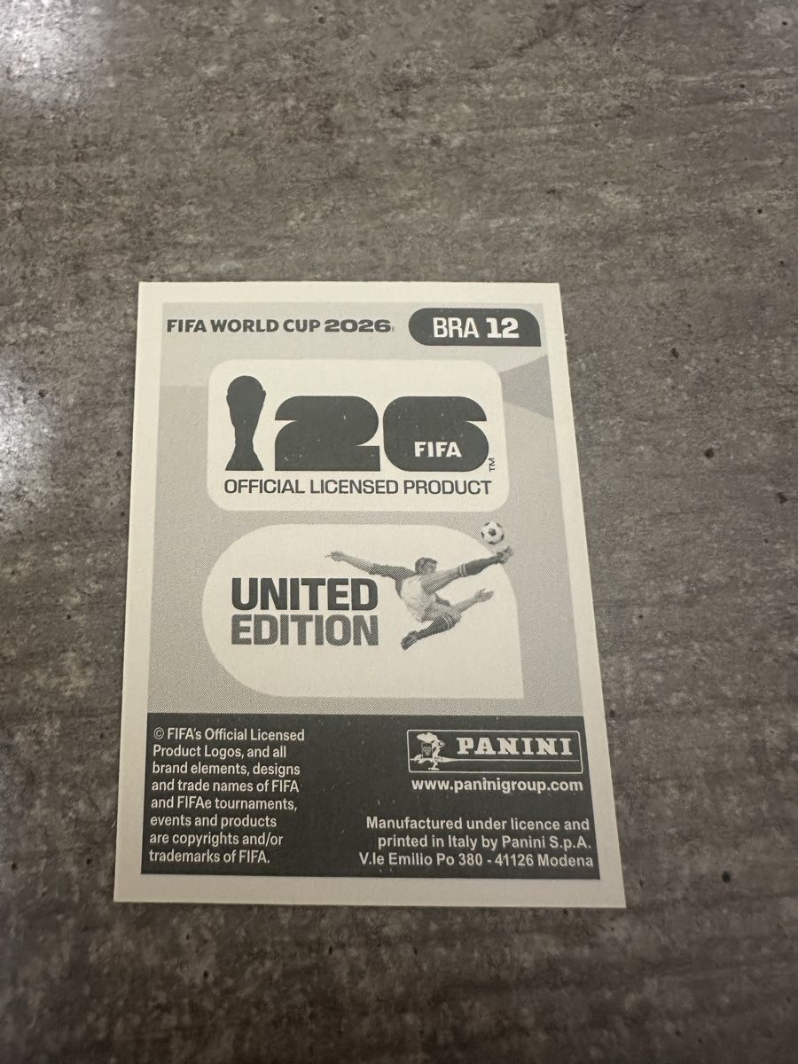 Panini Carte collezionabili: BRA 12 , FIFA WORLD CUP 2026 PANINI  – Nuovo (secondo la descrizione) da Frauenfeld venduto da 1PegPeg1 1