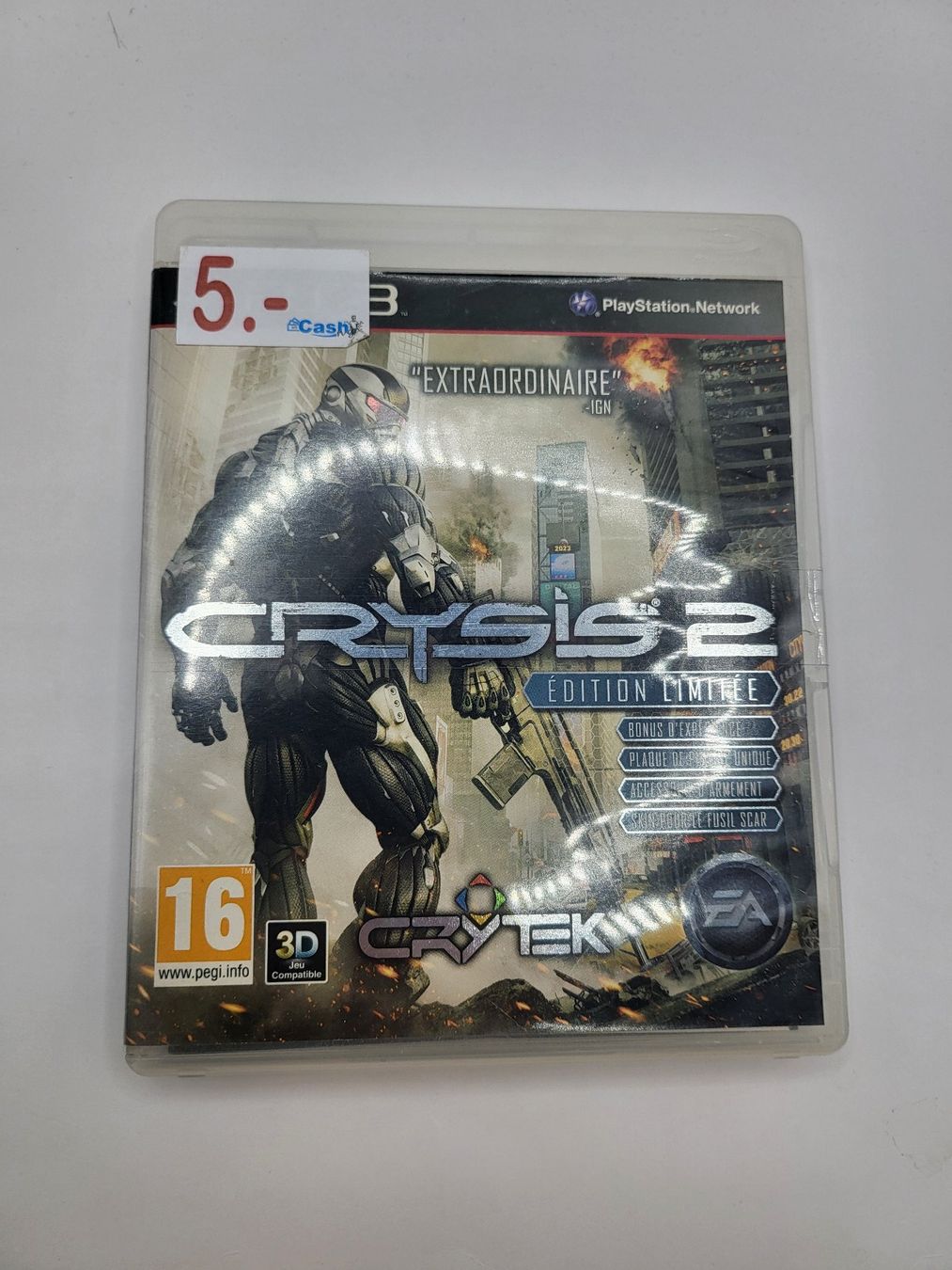 Giochi: Crysis 2 Édition Limitée PS3 – Usato da Lausanne venduto da CashngoLausanne