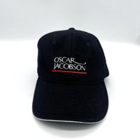 Schwarze Golf Cap Oscar Jacobson Grösse Verstellbar