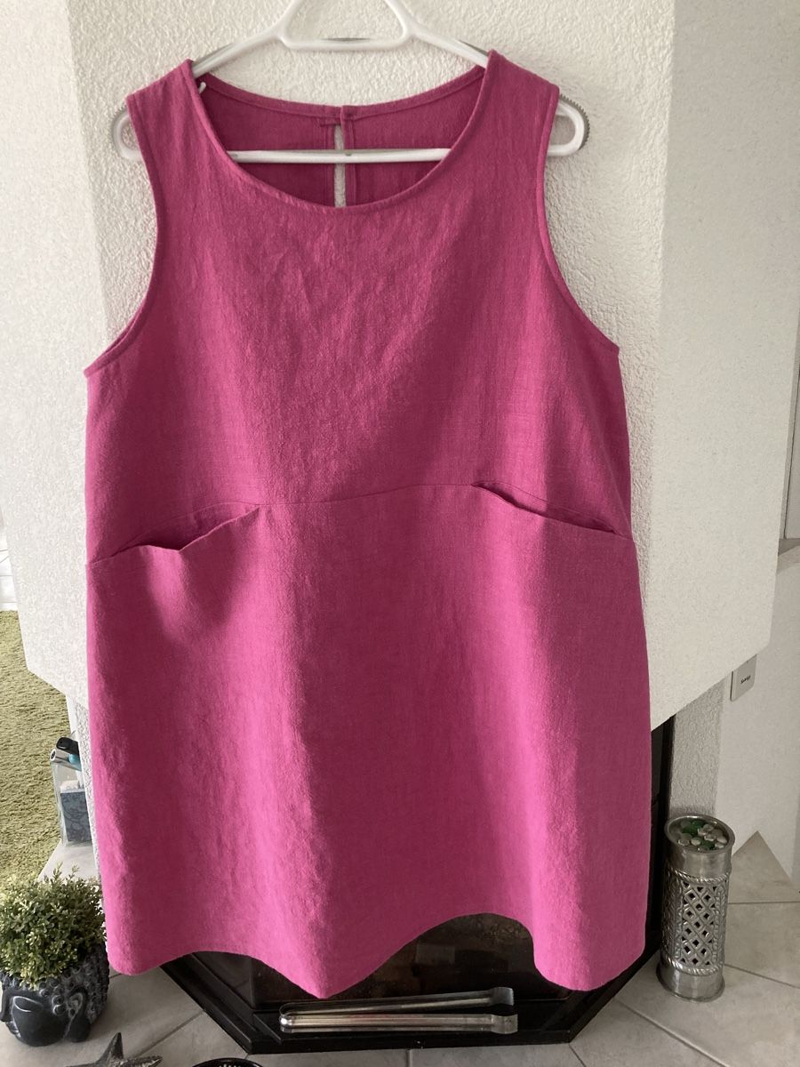 Vestiti: NEU Leinenkleid pink 44/46 – Nuovo (secondo la descrizione) da Zuchwil venduto da Mauz2