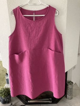 NEU Leinenkleid pink 44/46