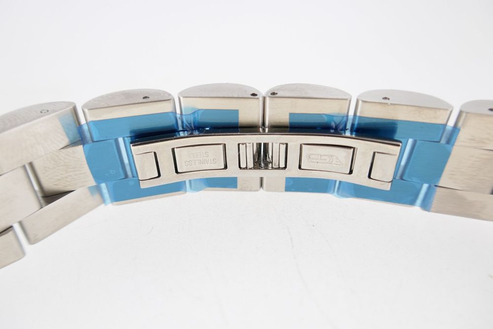 Bulgari Bracelets: Gianni Bulgari Stahlband 20 mm 17,5 cm lang ungetragen – Neuf (Voir description) à Schaffhausen par swisswatches-andmore 4