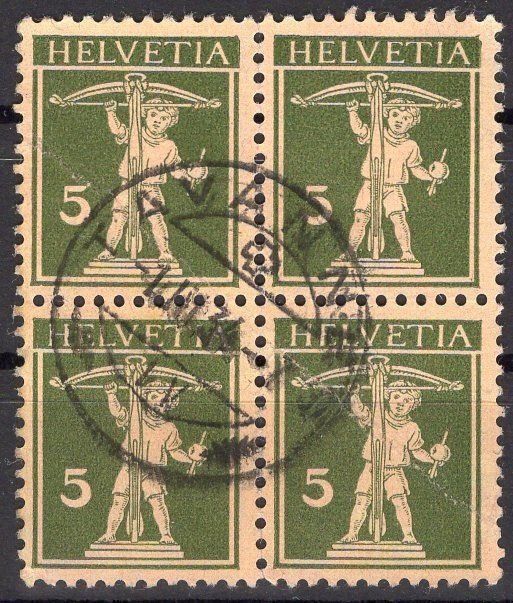 Alle Briefmarken: R1742  /  Fils de Tell 1933 – Gebraucht aus Ste-Croix von MONT-TAGNAC