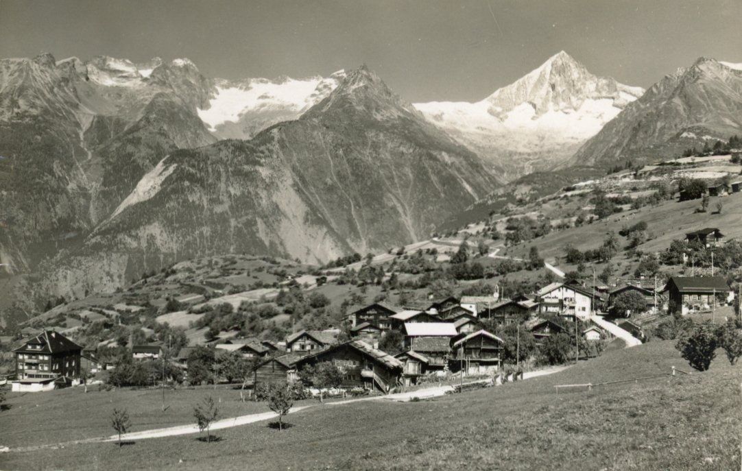 Cartes postales: Bürchen  VS   mit Bietschhorn – D'occasion à Brig par Valcards54