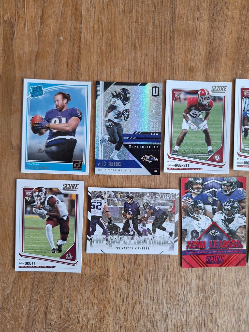 Panini Sammelbilder & Trading cards: 10 NFL Trading Cards Baltimore Ravens – Gebraucht aus Zürich von Candid85 1