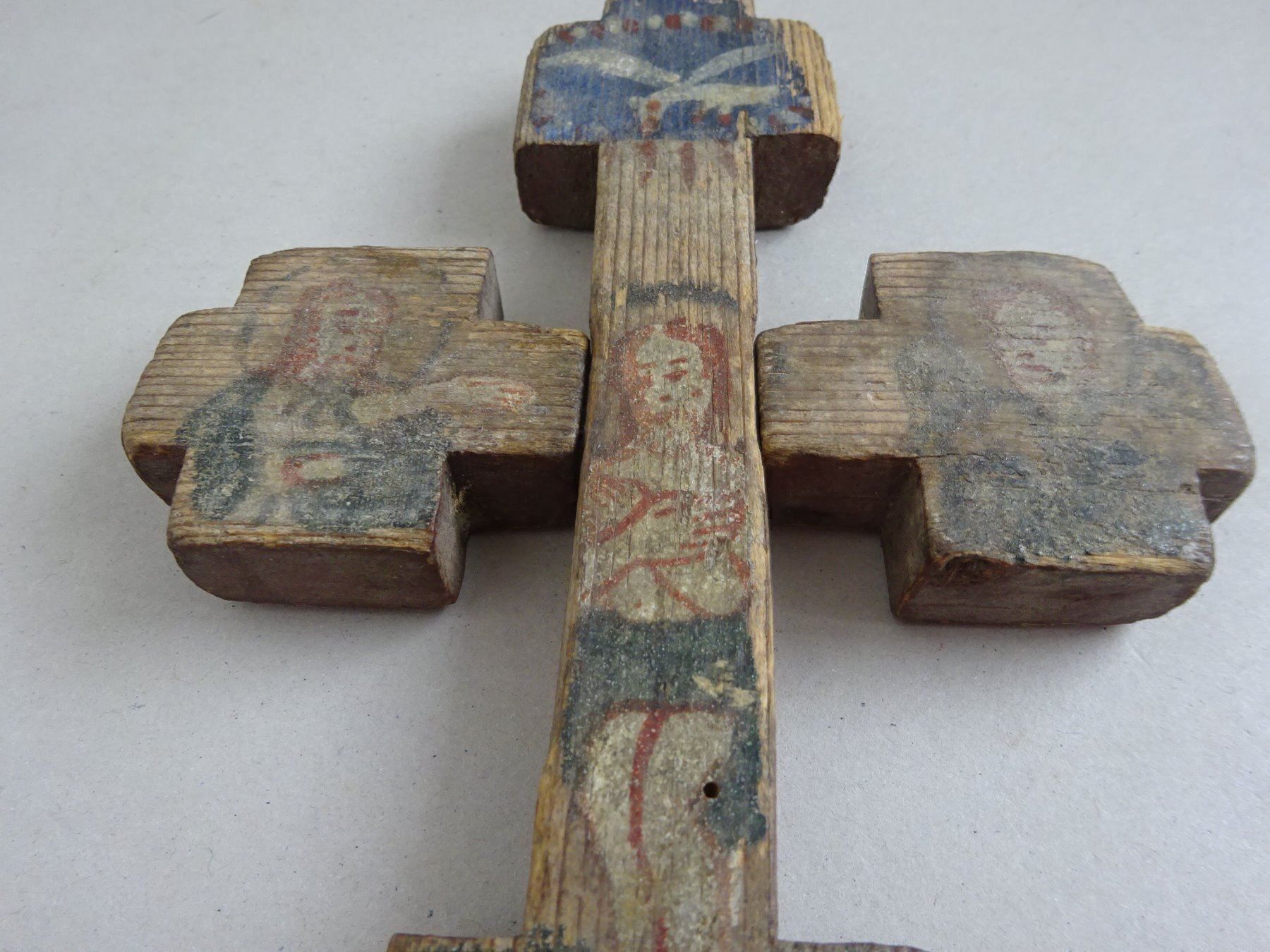 Sculture & Statue: Bemaltes Kreuz / Ikone – Usato da Esslingen venduto da eintagammeer 5
