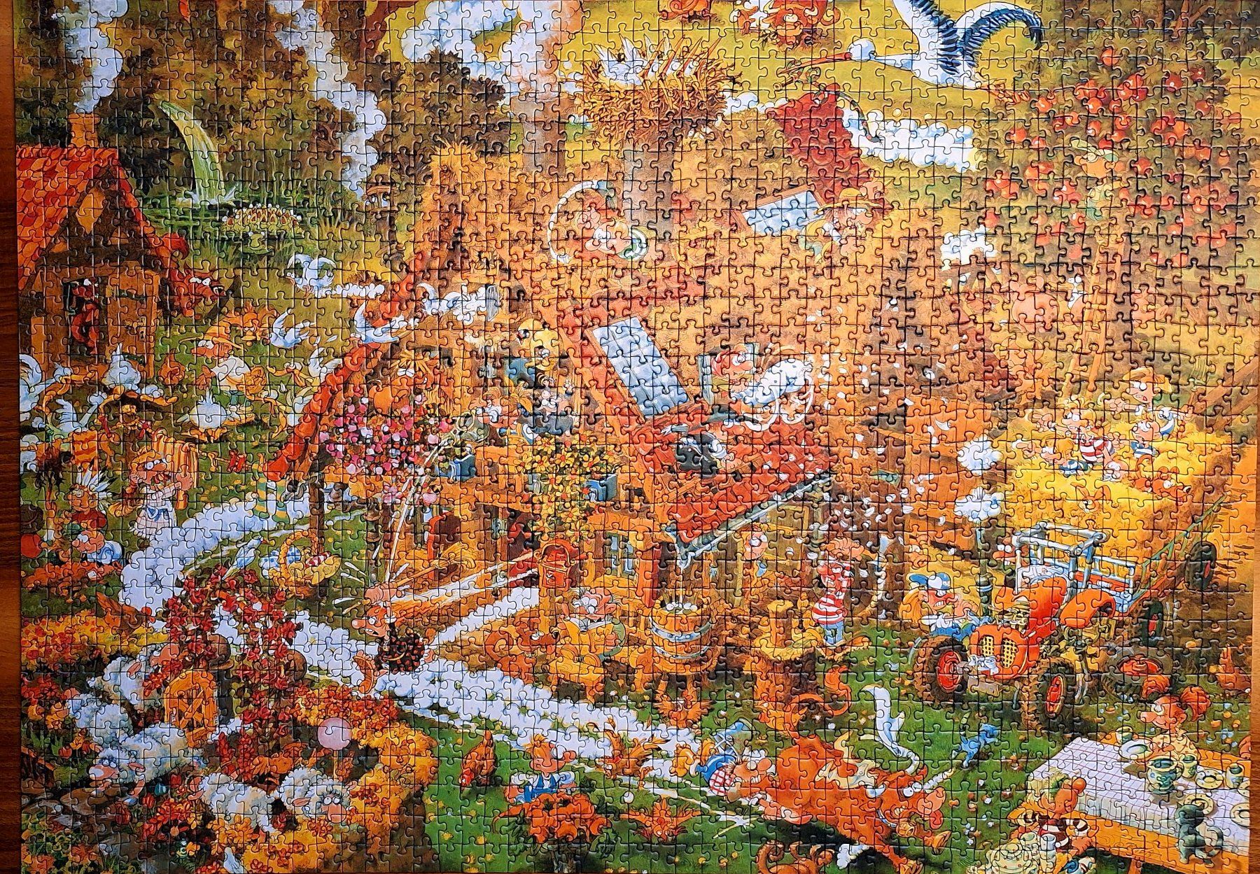 Heye Puzzle: Funy Farm Puzzle/1500teile/Heye – Usato da Wattwil venduto da Siedlergreen 2