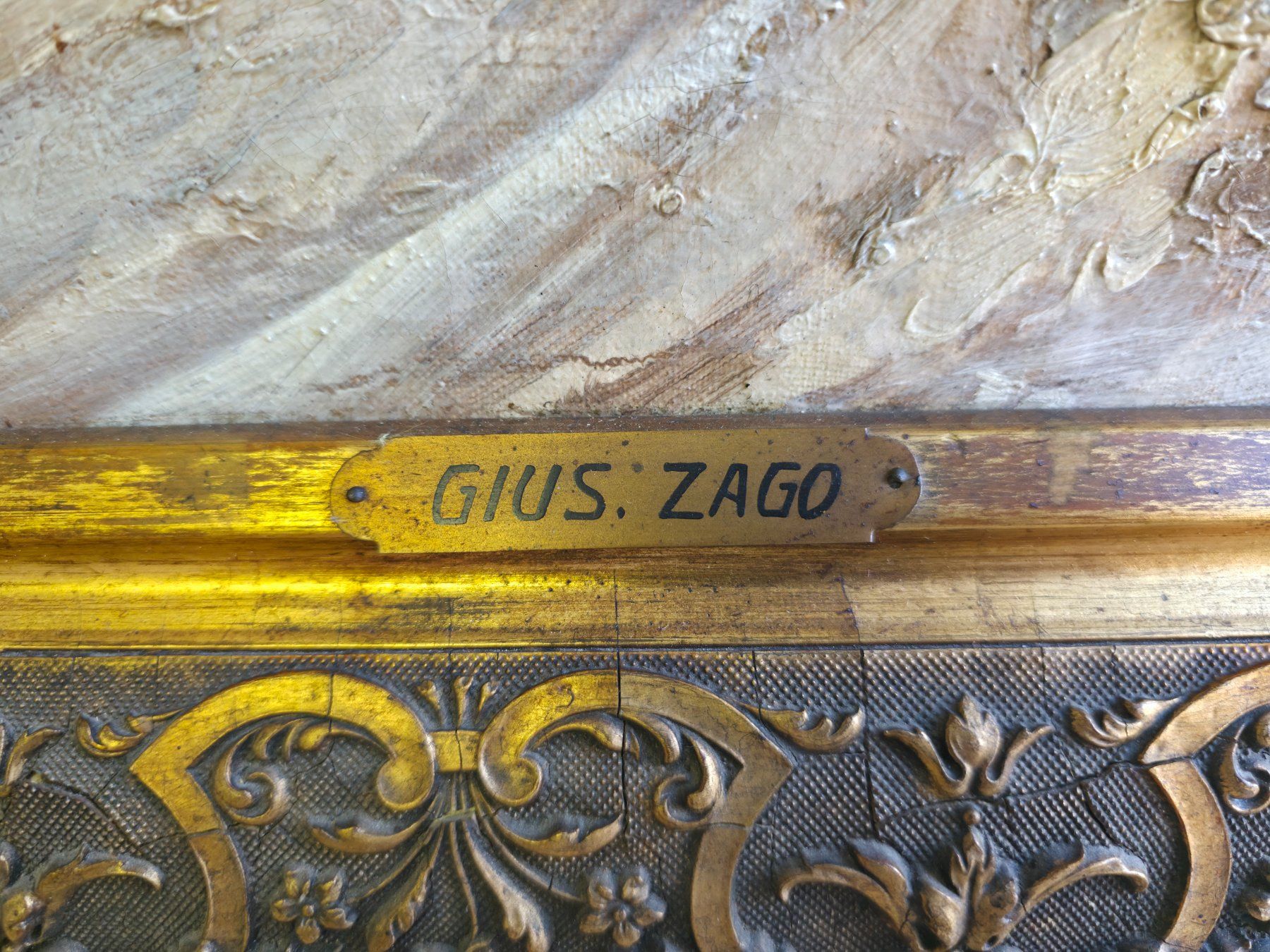 Dipinti: Ölgemälde von Giuseppe Zago 1881-1947 – Usato da Dietlikon venduto da litisop 3