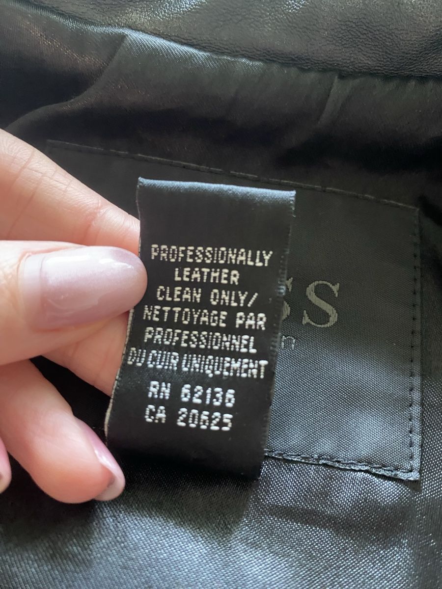 Guess Giacche: Guess Echt Lederjacke Leather Jacket Schwarz Veste XS – Nuovo (secondo la descrizione) da Langnau am Albis venduto da cynthia.jolene 7