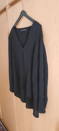 Camicetta Zara Woman nera taglia XL usata