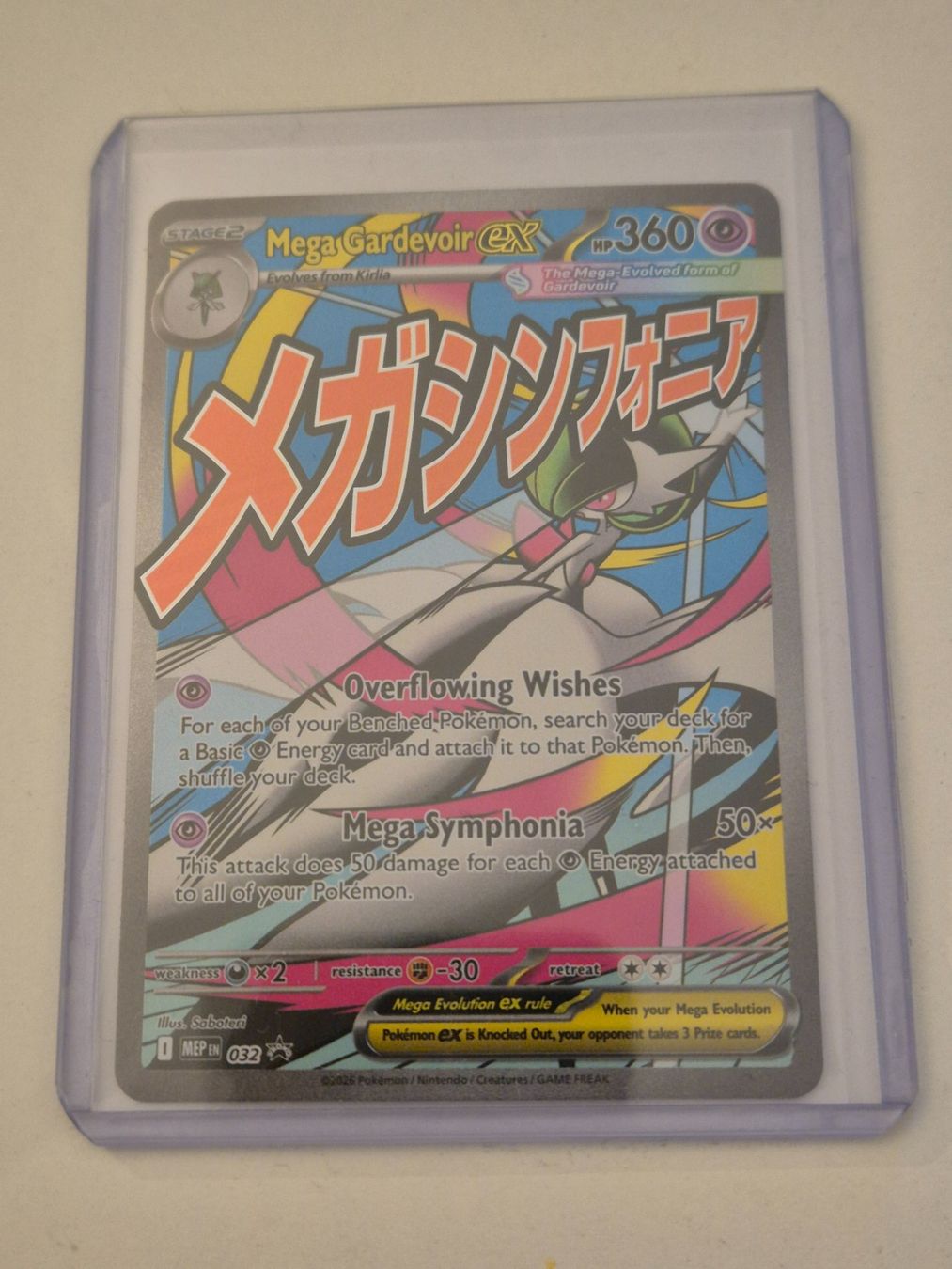 Cartoline: Pokemon Mega Gardevoir ex MEP 032 EN – Nuovo (secondo la descrizione) da Oberdorf BL venduto da RaDeluxe7