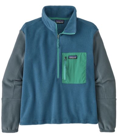 Patagonia fleeceWomen's Microdini 1/2-Zip Pullover wavy blue