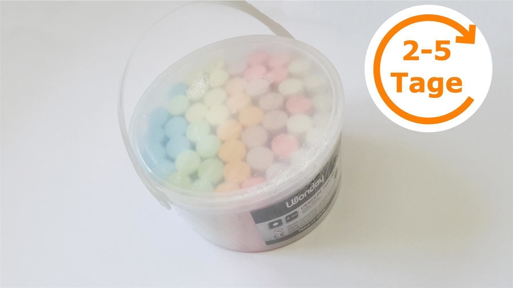 Colori: Straßenmalkreide, Kreide, 50x in Eimer – Nuovo e nell'imballaggio originale da St. Gallen venduto da cointec