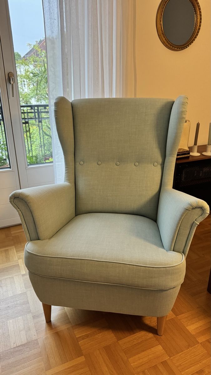 Ikea Sessel: Ohrensessel Strandmon von Ikea, hellblau – Neu (gemäss Beschreibung) aus Basel von Galitia 4