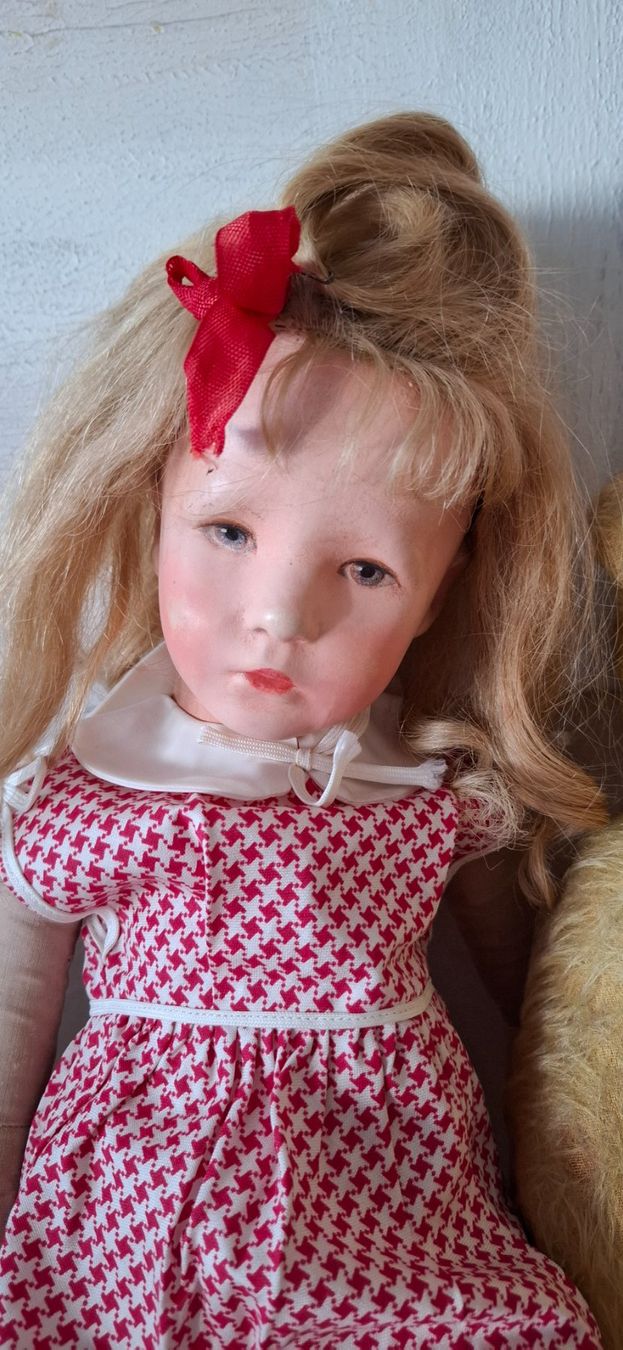 Käthe Kruse Puppen: Käthe Kruse Puppe mit Steiff Bär – Gebraucht aus Richterswil von Hasino01 9