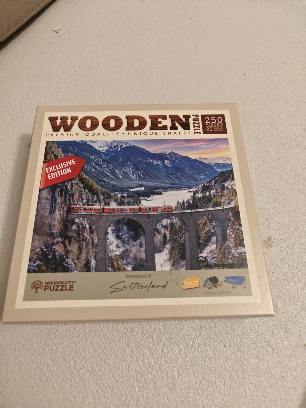 Puzzle: Holzpuzzle "Schweiz" - Exklusive Edition – Nuovo (secondo la descrizione) da Herdern venduto da Pinky_winki