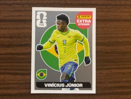 Panini Extra Sticker Vinicius Junior (WM 2026) – Silber