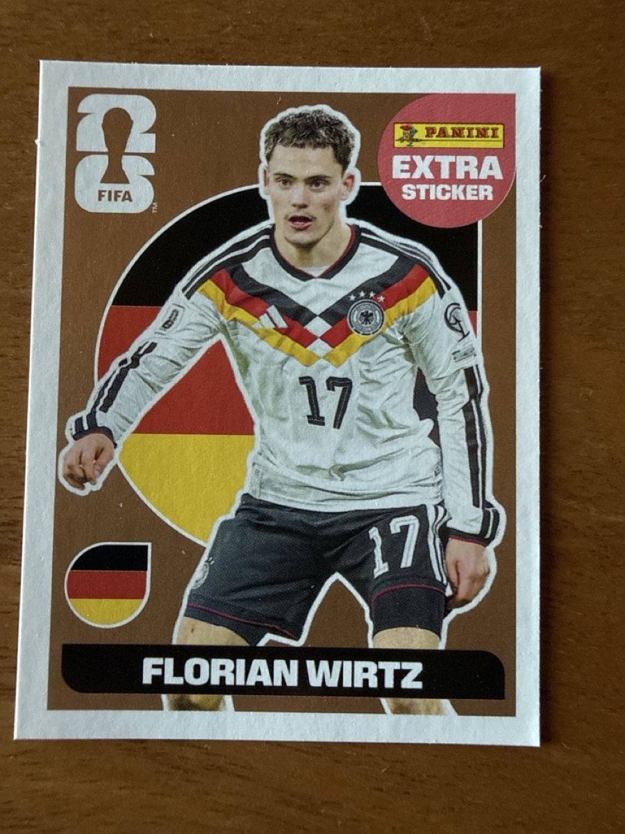 Panini Extra Sticker Florian Wirtz (Gebraucht) in Jona für CHF 1 – mit ...