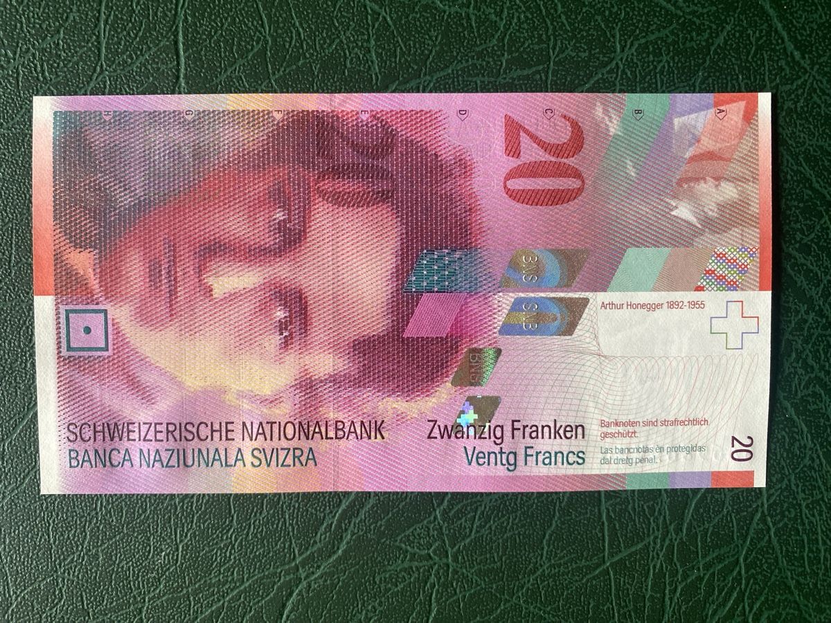 Banconote: 20-Franken-Note, Banknote der Schweiz, 2008 – Nuovo (secondo la descrizione) da Thörishaus venduto da luc_nsv9 1