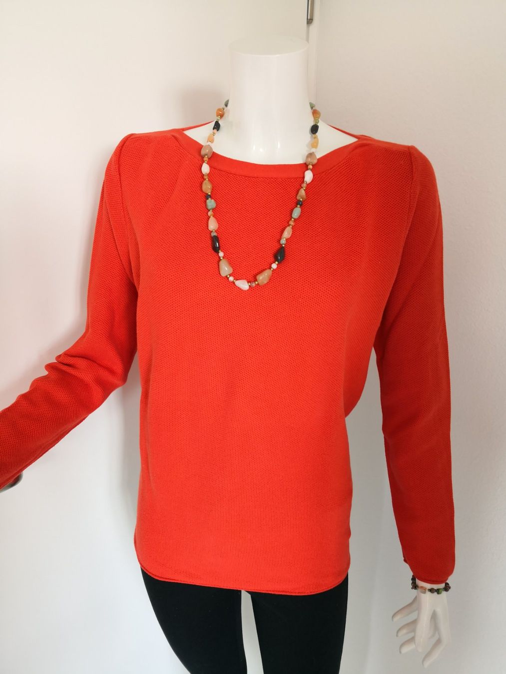 Maglioni & Felpe: 🤩STREET ONE STRICK-PULLOVER ORANGE – Usato da Olten venduto da Naja-Twins-Twins 3