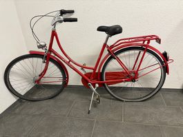 Rotes Vintage Damen Velo
