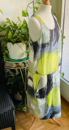 Adorable robe 100% lin CRÉA CONCEPT, t. S