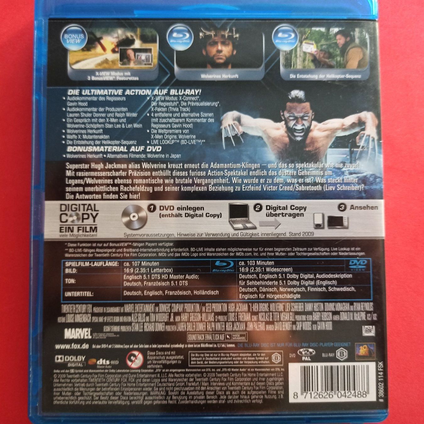 Alle DVDs: X-Men Origins - Extended Version – Gebraucht aus Dübendorf von kb86_MOVIE 1