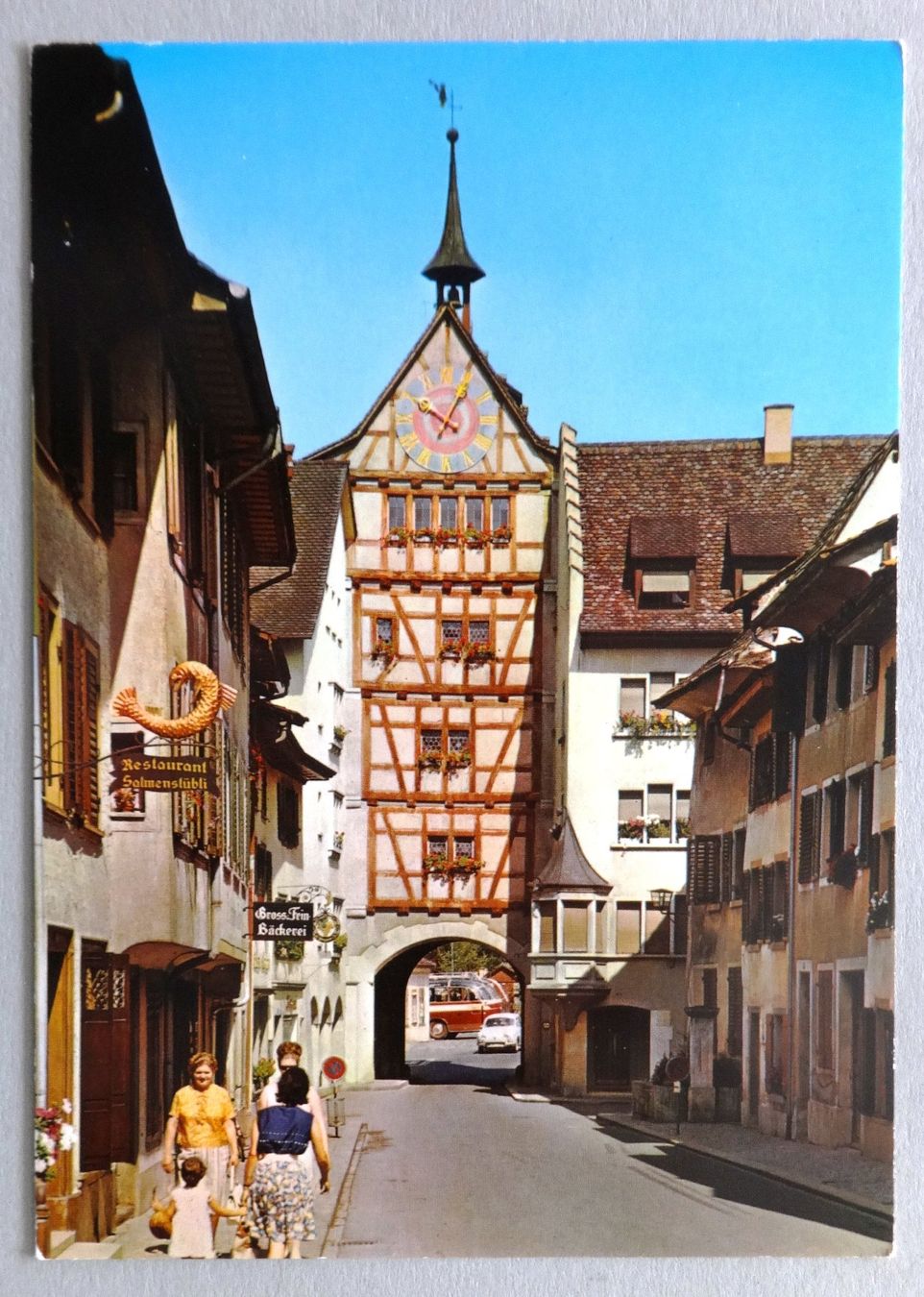 Ansichtskarten: Stein am Rhein, Untertor – Gebraucht aus Fétigny von Billy2miny
