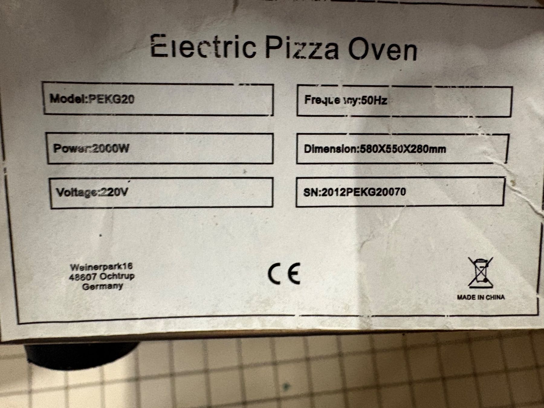 Forni per pizza: Pizzaofen – Usato da Muttenz venduto da cyjo 1