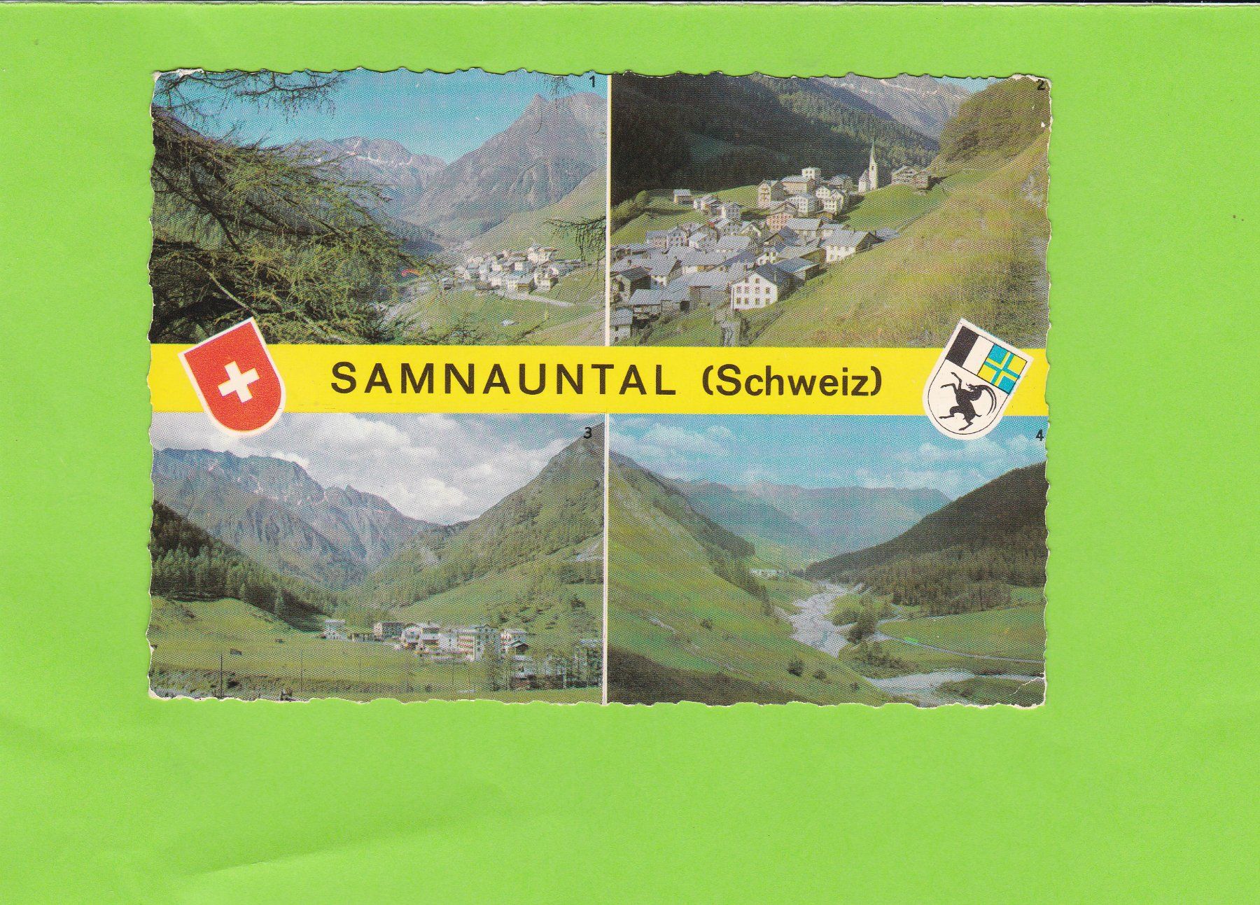 Cartoline postali: Samnauntal – Usato da St. Peterzell venduto da neckertal