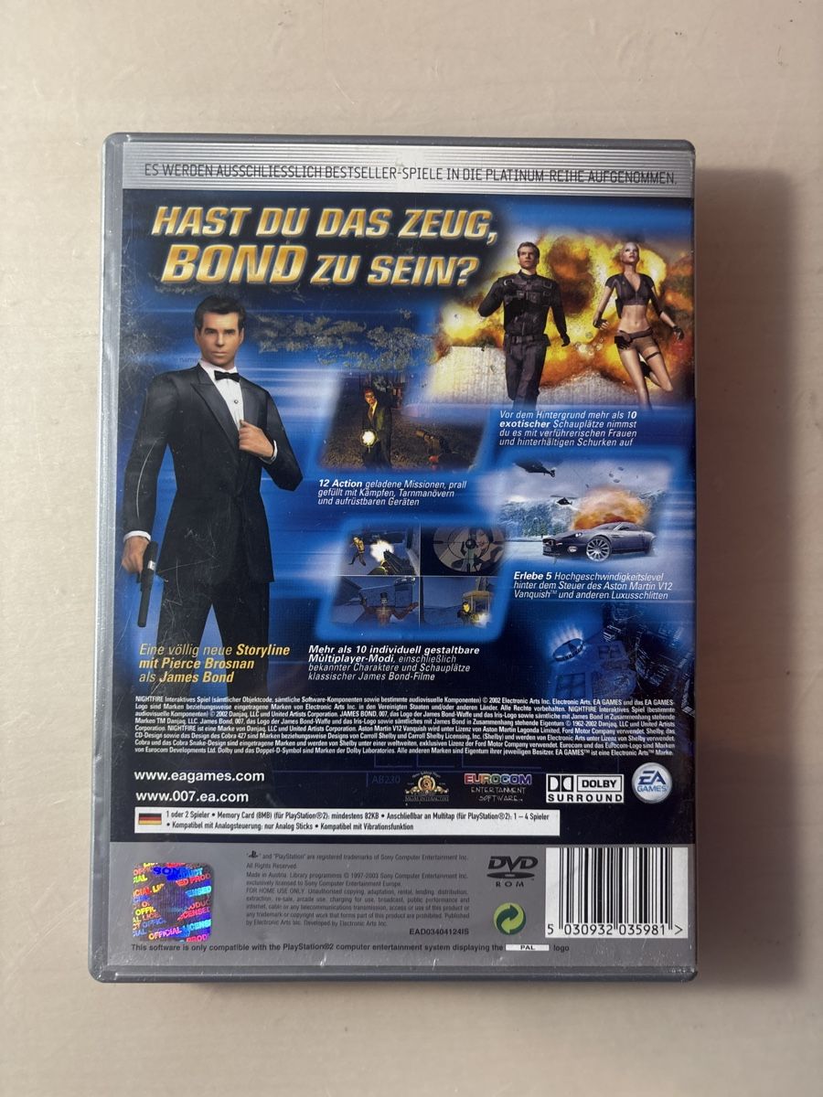 Giochi: PlayStation 2 Spiel 007 Nightfire Platinum Edition – Nuovo (secondo la descrizione) da Ruswil venduto da Slivio_ 1