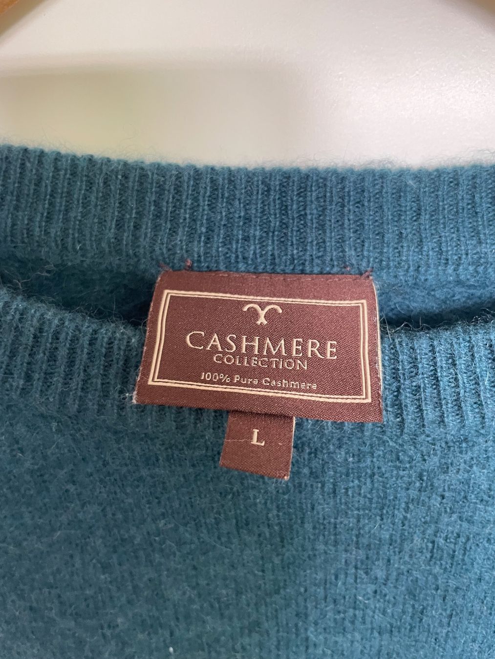 Maglioni & Felpe: Cashmere Collection Pullover blau Grösse L – Usato da Buchs SG venduto da VintageHomeCH 2