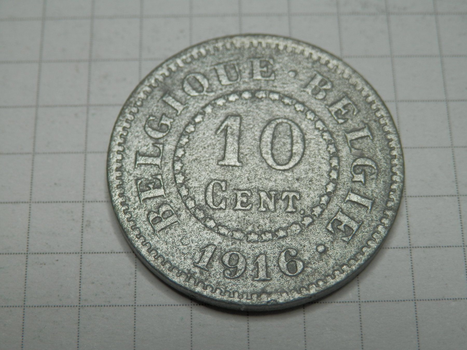 Tutti le monete: Belgien 10 Centimes, 1916 – Usato da Weiach venduto da weiach81