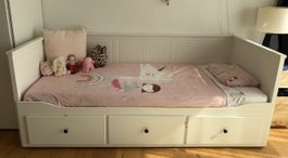 Daybed with drawers white 209x83cm good condition