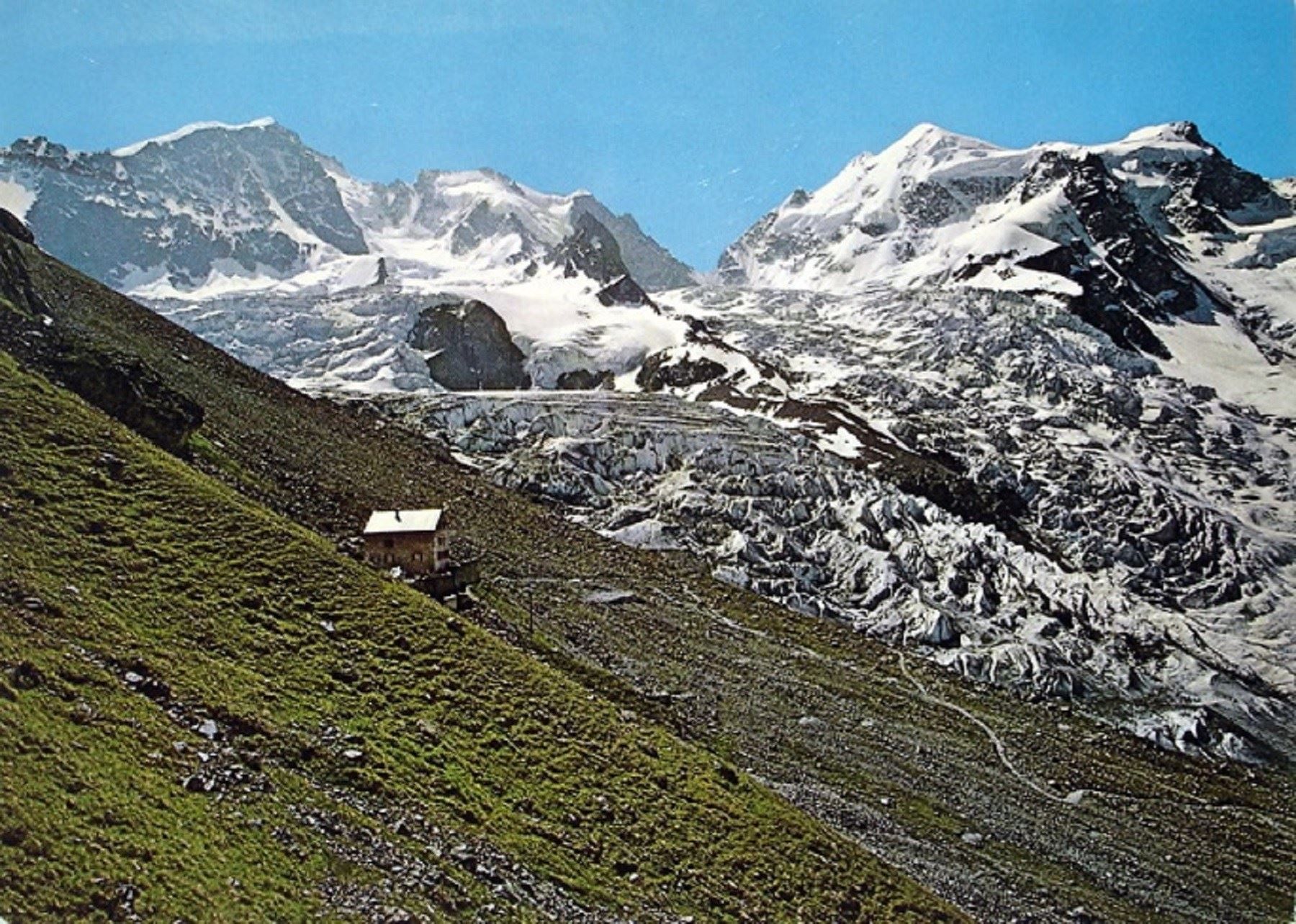 Cartoline postali: Tschiervahütte S.A.C. mit Biancograt – Nuovo (secondo la descrizione) da Jona venduto da philajona