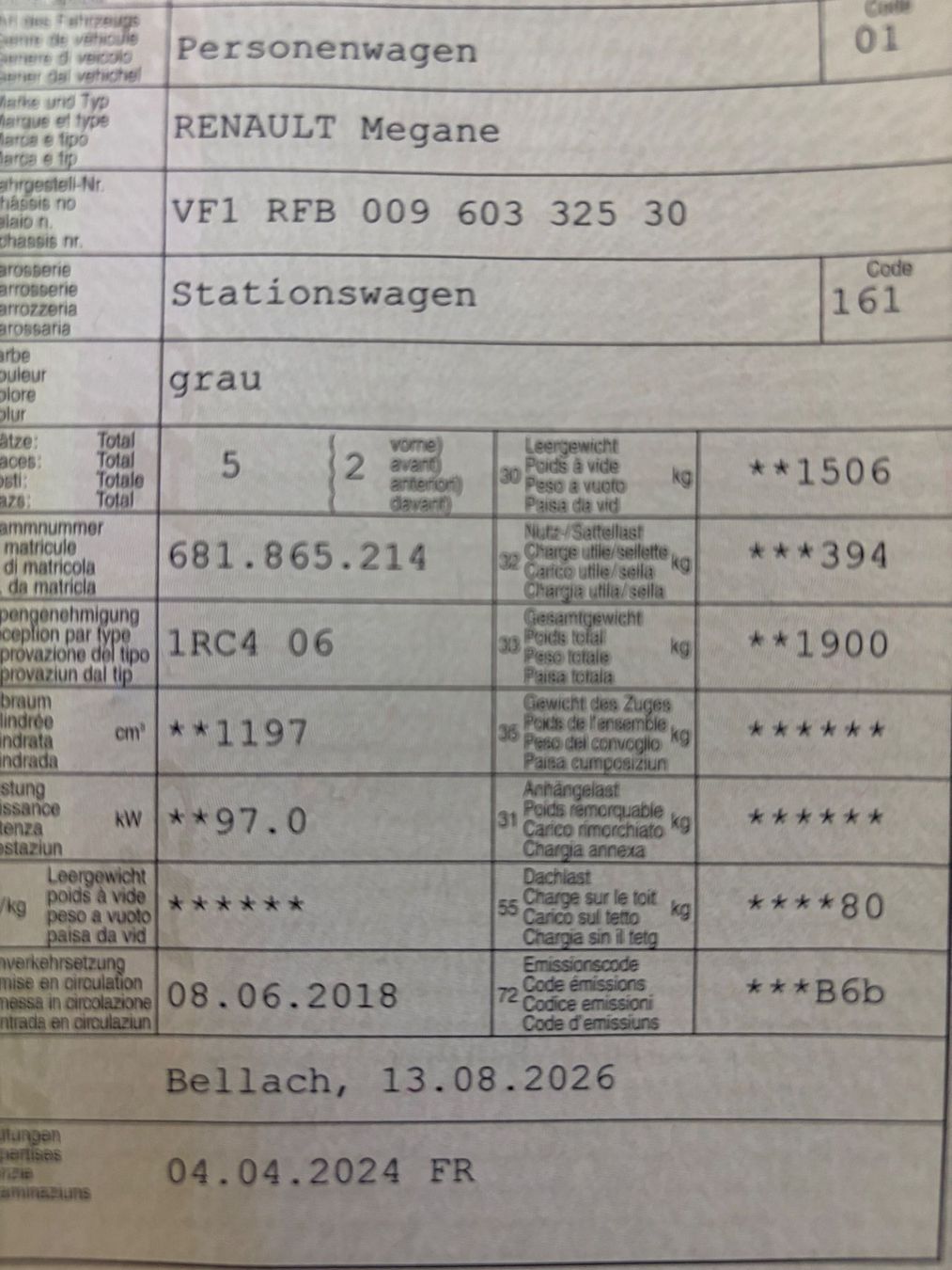 Renault Automobili: Renault Megane 1.2 Automat – Usato da Bern venduto da Garage-Blunier-AG 9