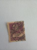 Briefmarke Schweiz Helvetia 4 Rappen ungezähnt gestempelt
